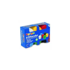 Pintura de dedos Primo 50 gr 6 colores surtidos