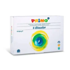 Pintura de dedos Primo 250 gr 6 colores surtidos