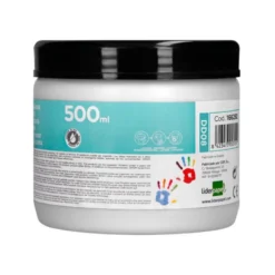 PINTURA DEDOS LIDERPAPEL TARRINA DE 500 ML BLANCO