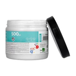 PINTURA DEDOS LIDERPAPEL TARRINA DE 500 ML BLANCO