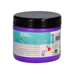 PINTURA DEDOS LIDERPAPEL TARRINA DE 500 CC VIOLETA
