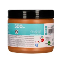 PINTURA DEDOS LIDERPAPEL TARRINA DE 500 CC MARRON
