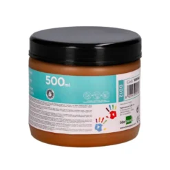 PINTURA DEDOS LIDERPAPEL TARRINA DE 500 CC MARRON