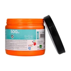 PINTURA DEDOS LIDERPAPEL TARRINA DE 500 CC NARANJA