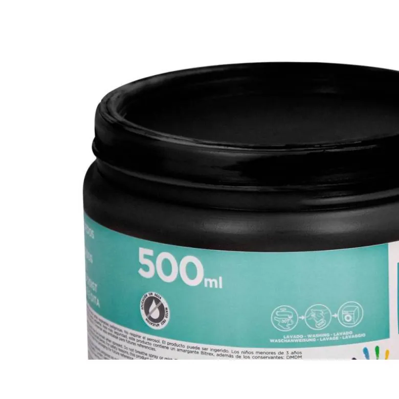 PINTURA DEDOS LIDERPAPEL TARRINA DE 500 CC NEGRO