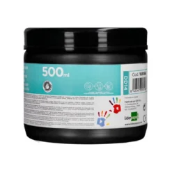 PINTURA DEDOS LIDERPAPEL TARRINA DE 500 CC NEGRO