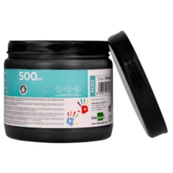 PINTURA DEDOS LIDERPAPEL TARRINA DE 500 CC NEGRO