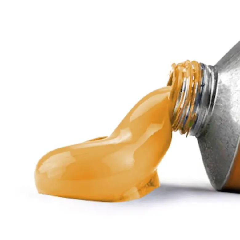 PINTURA GOUACHE/TEMPERA LIDERPAPEL TUBO DE ALUMINIO DE 60 ML COLOR AMARILLO NARANJA