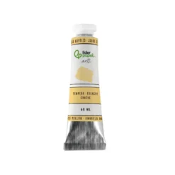 PINTURA GOUACHE/TEMPERA LIDERPAPEL TUBO DE ALUMINIO DE 60 ML COLOR AMARILLO NAPOLES