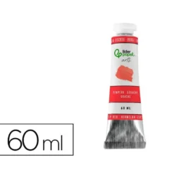 PINTURA GOUACHE/TEMPERA LIDERPAPEL TUBO DE ALUMINIO DE 60 ML COLOR ROJO OSCURO
