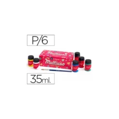 Pintura latex marca La Pajarita 6 colores