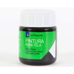 Pintura para tela La Pajarita color negro