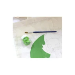 Pintura para tela La Pajarita color negro