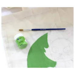 Pintura para tela La Pajarita color magenta