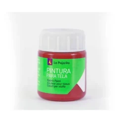 Pintura para tela La Pajarita color rojo ingles