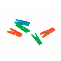Pinza fantasia q-connect 32 mm caja de 10 unidades colores surtidos