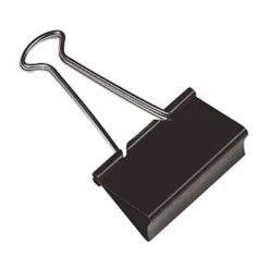PINZA METALICA Q-CONNECT REVERSIBLE N.1 19 MM CAJA DE 10 UNIDADES