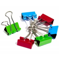 Pinza metalica reversible marca Q-Connect colores surtidos