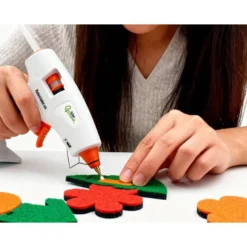 PISTOLA DE SILICONA CALIENTE INALAMBRICA LIDERPAPEL CON BATERIA RECARGABLE POR USB TIPO-C BARRAS DE 7MM