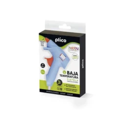 Pistola de silicona mini marca Plico 25W para uso con barritas de 8mm
