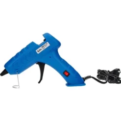 PISTOLA TERMOFUSIBLE LIDERPAPEL DE 100 W CON GATILLO DISPENSADOR Y 2 BARRAS DE REPUESTO DE 11 MM