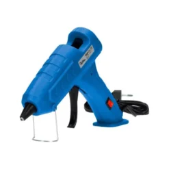 PISTOLA TERMOFUSIBLE LIDERPAPEL DE 100 W CON GATILLO DISPENSADOR Y 2 BARRAS DE REPUESTO DE 11 MM