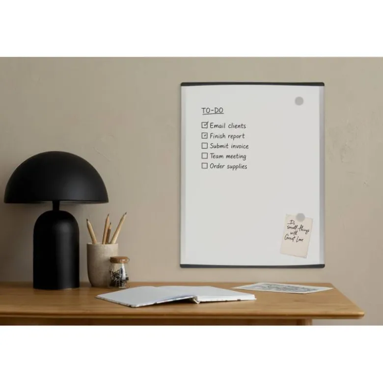 PIZARRA BLANCA BI-OFFICE INKA MAGNETICA ACERO LACADO MARCO DE ALUMINIO 580X450 CM