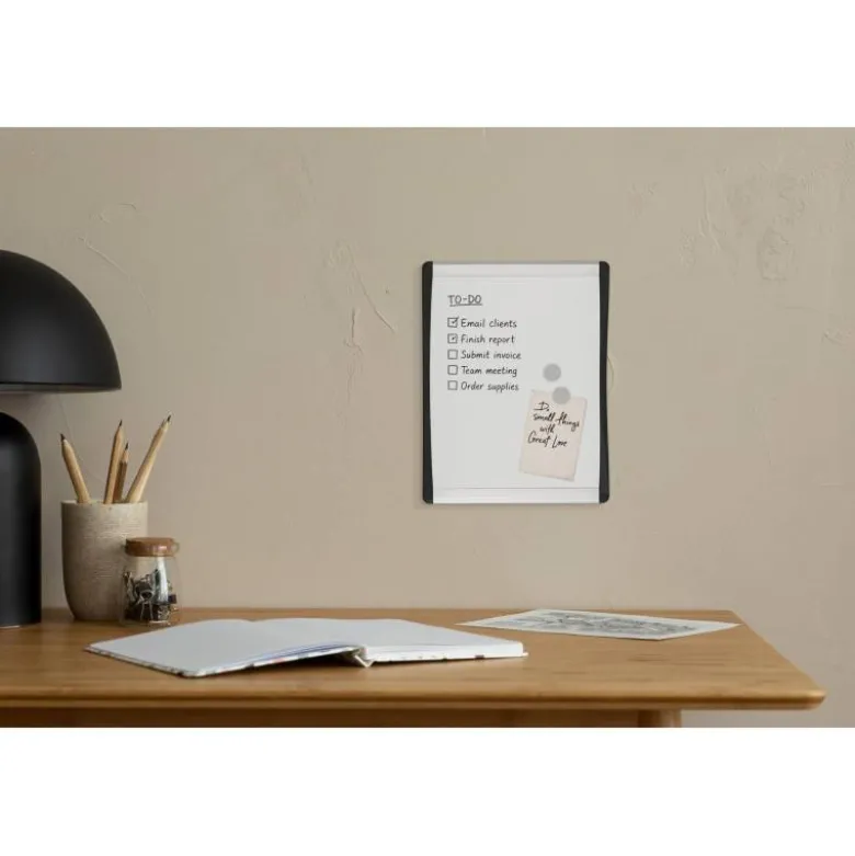 PIZARRA BLANCA BI-OFFICE INKA MAGNETICA ACERO LACADO MARCO DE ALUMINIO 280X216 CM
