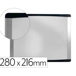 PIZARRA BLANCA BI-OFFICE INKA MAGNETICA ACERO LACADO MARCO DE ALUMINIO 280X216 CM