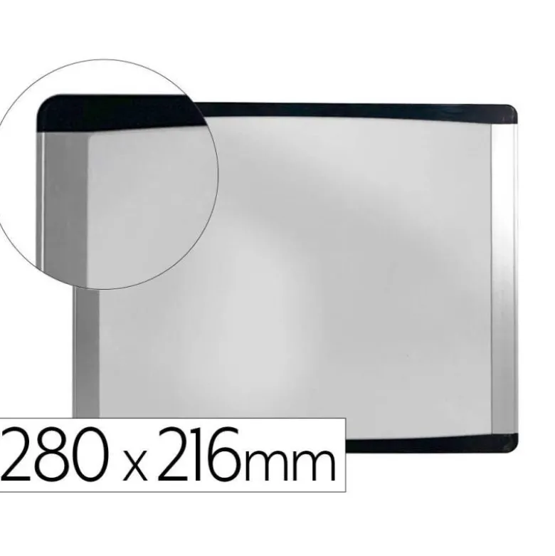 PIZARRA BLANCA BI-OFFICE INKA MAGNETICA ACERO LACADO MARCO DE ALUMINIO 280X216 CM