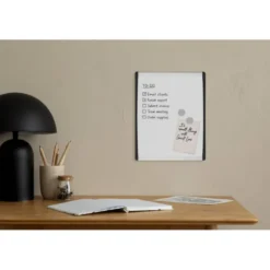 PIZARRA BLANCA BI-OFFICE INKA MAGNETICA ACERO LACADO MARCO DE ALUMINIO 355X280 CM
