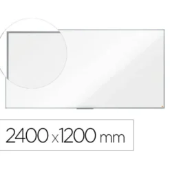 Pizarra blanca nobo essence acero vitrificado magnetica 900x600 mm