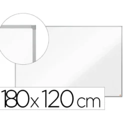 PIZARRA BLANCA NOBO ESSENCE ACERO LACADO 1800X1200 MM