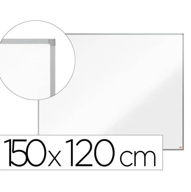 PIZARRA BLANCA NOBO ESSENCE ACERO LACADO 1500X1200 MM