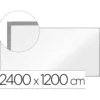 PIZARRA BLANCA NOBO ESSENCE ACERO VITRIFICADO MAGNETICA 2400X1200 MM