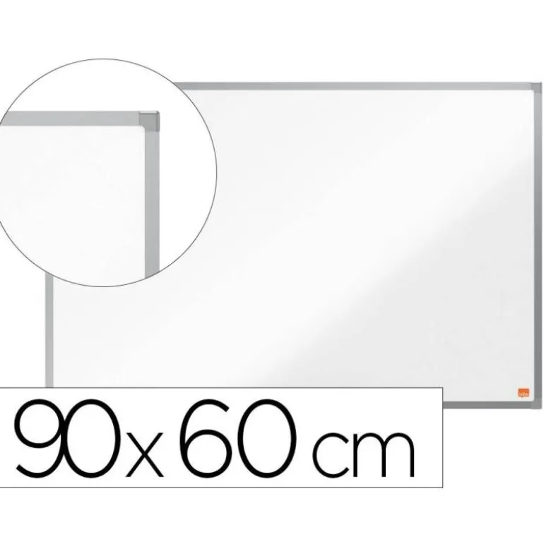 PIZARRA BLANCA NOBO ESSENCE ACERO LACADO 900X600 MM
