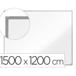 PIZARRA BLANCA NOBO ESSENCE ACERO VITRIFICADO MAGNETICA 1500X1200 MM