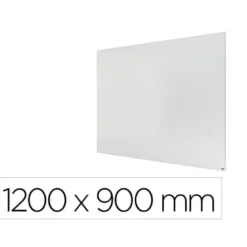 PIZARRA BLANCA NOBO INFINITY SIN MARCO ACERO LACADO MAGNETICO 1200X900 MM