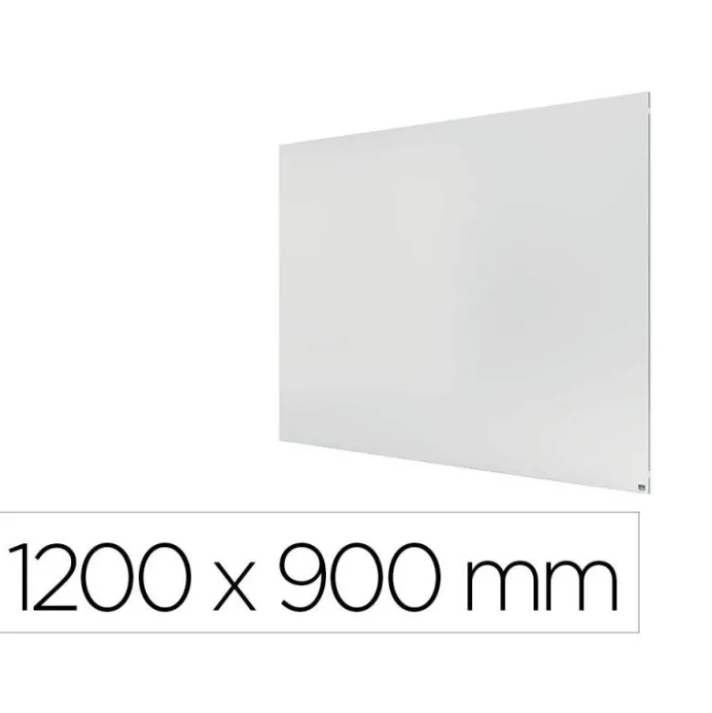 PIZARRA BLANCA NOBO INFINITY SIN MARCO ACERO LACADO MAGNETICO 1200X900 MM