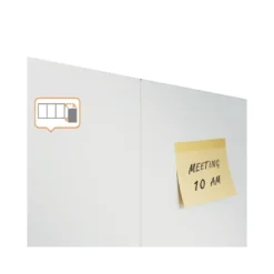 PIZARRA BLANCA NOBO INFINITY SIN MARCO ACERO LACADO MAGNETICO 1200X900 MM
