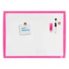 PIZARRA BLANCA NOBO MAGNETICA MARCO FUCSIA 430X585 MM