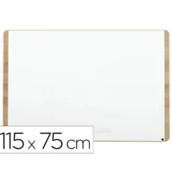 PIZARRA BLANCA ROCADA GAMA NATURAL LACADA MAGNETICA 115X75 CM