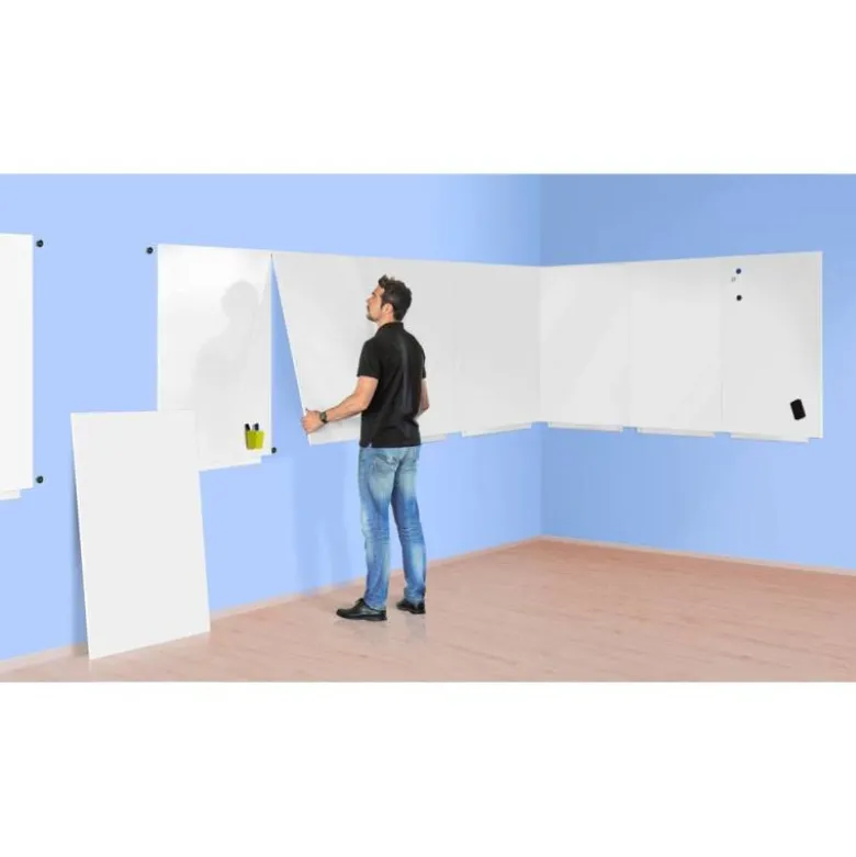 PIZARRA BLANCA ROCADA SKINWHITEBOARD PRO LACADA MAGNETICA 75X115 CM
