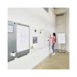 PIZARRA BLANCA ROCADA SKINWHITEBOARD PRO LACADA MAGNETICA 100X100 CM 2 MODULOS