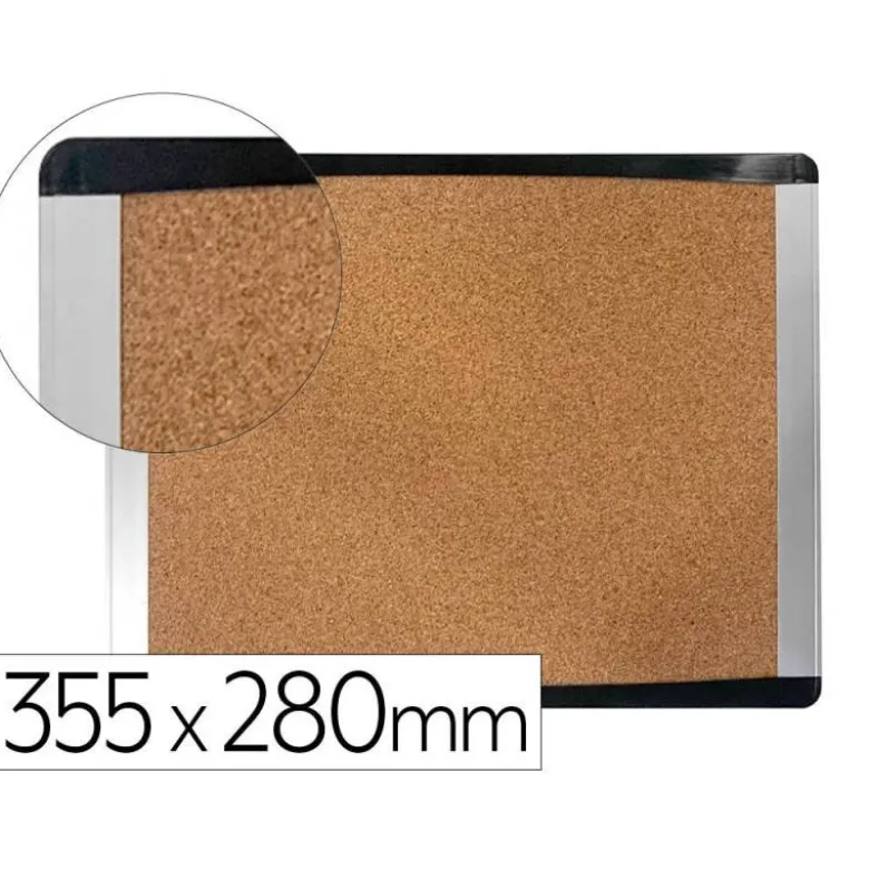 PIZARRA CORCHO BI-OFFICE INKA RECICLADO MARCO DE ALUMINIO 355X280 CM