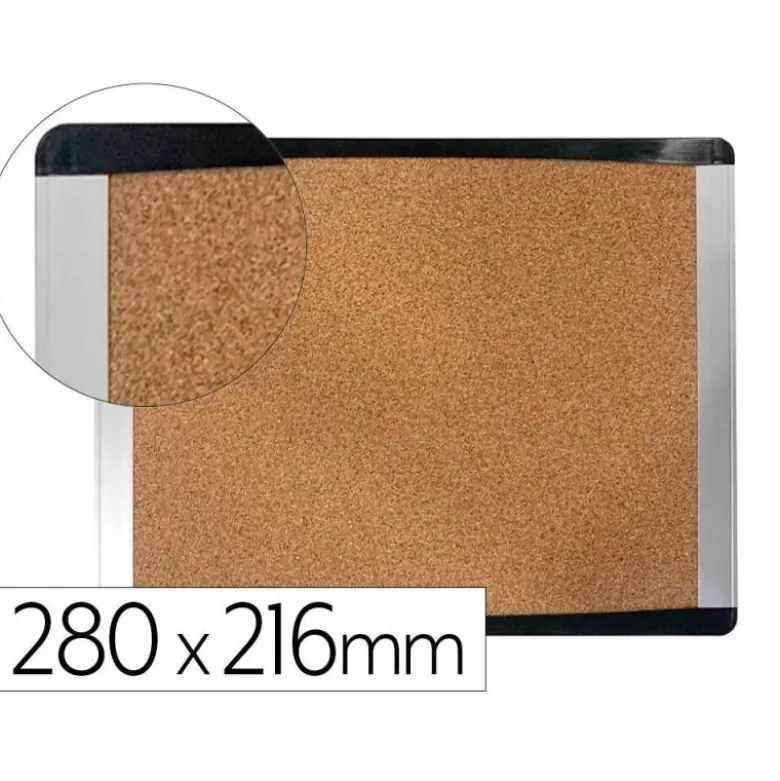 PIZARRA CORCHO BI-OFFICE INKA RECICLADO MARCO DE ALUMINIO 280X216 CM