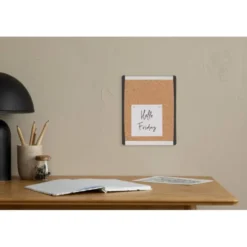 PIZARRA CORCHO BI-OFFICE INKA RECICLADO MARCO DE ALUMINIO 280X216 CM