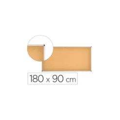 PIZARRA CORCHO Q-CONNECT MARCO ALUMINIO 180X90 CM