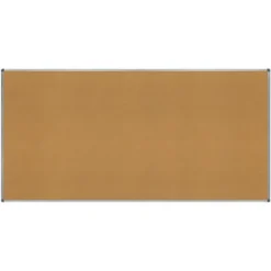 PIZARRA CORCHO ROCADA MARCO ALUMINIO CON CANTONERAS 120X240 CM