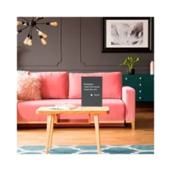 PIZARRA DOBLE CARA ARCHIVO 2000 CON BASE DE MADERA A4 VERTICAL METACRILATO NEGRO 100% RECICLABLE 40X210X330 MM